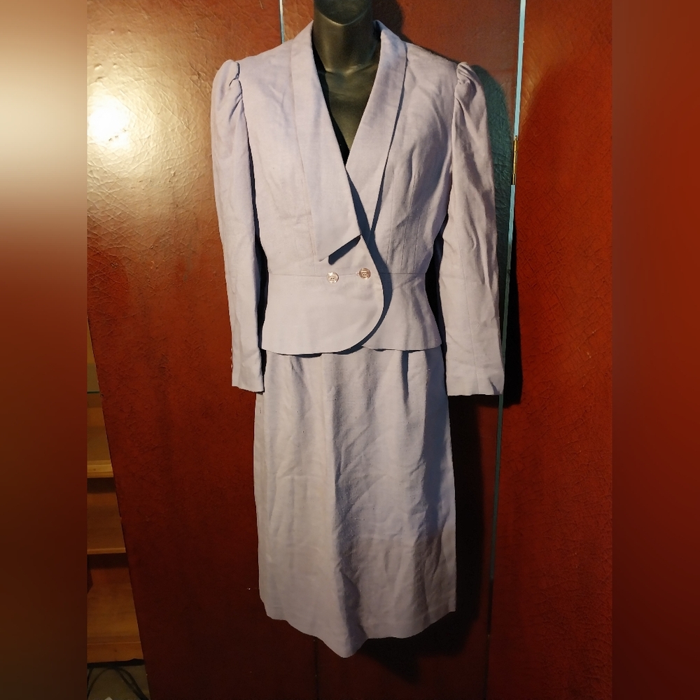 Vintage Lavender Villagio Sport Women's Blazer/Skirt Suit